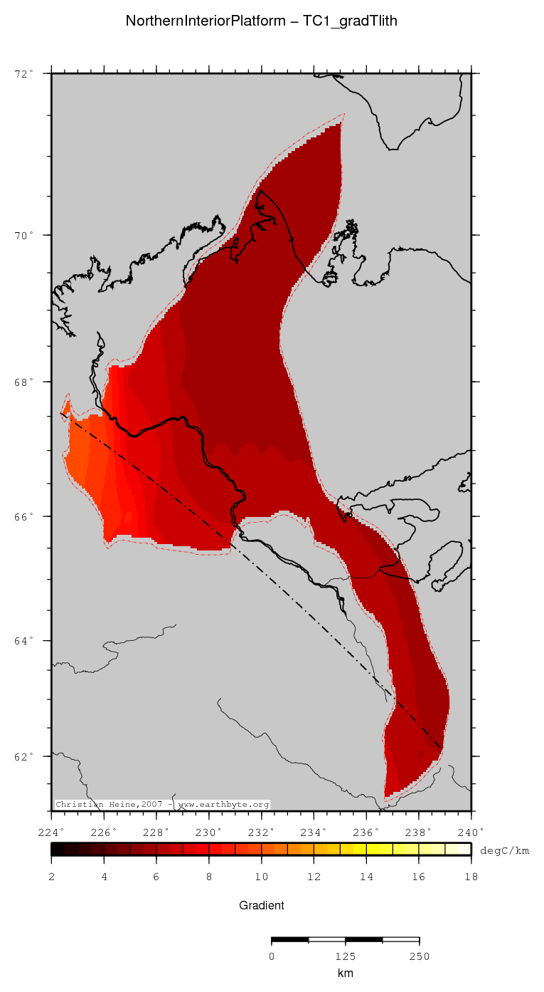 Northern Interior Platform location map