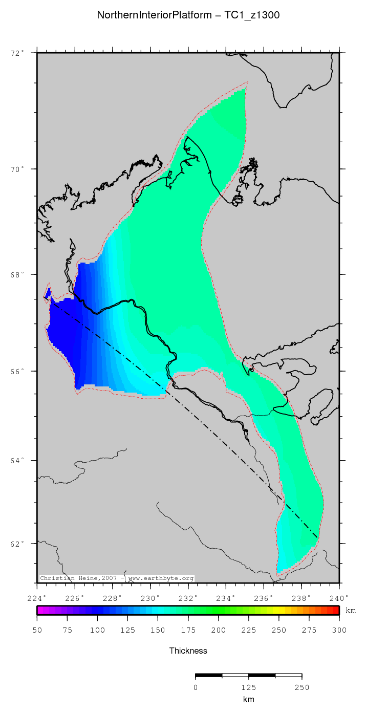 Northern Interior Platform location map