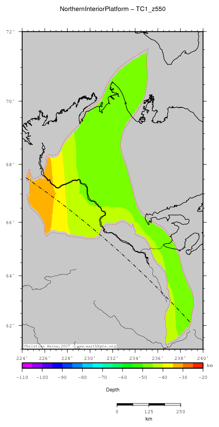 Northern Interior Platform location map