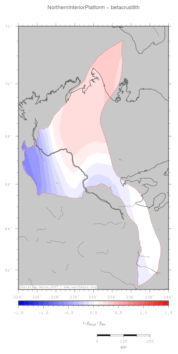 Northern Interior Platform location map