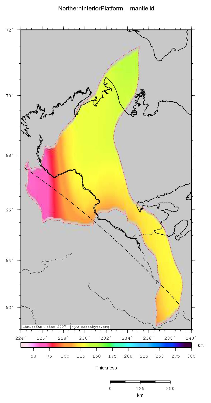 Northern Interior Platform location map