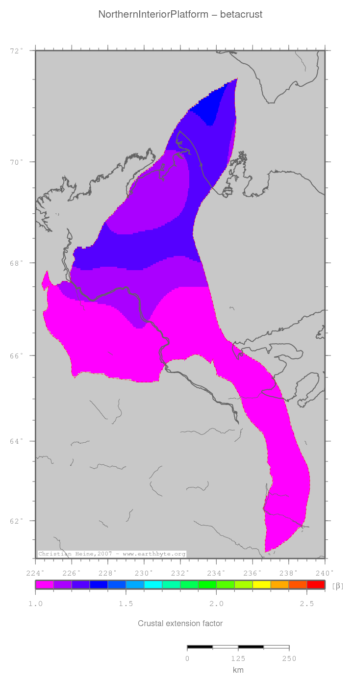 Northern Interior Platform location map