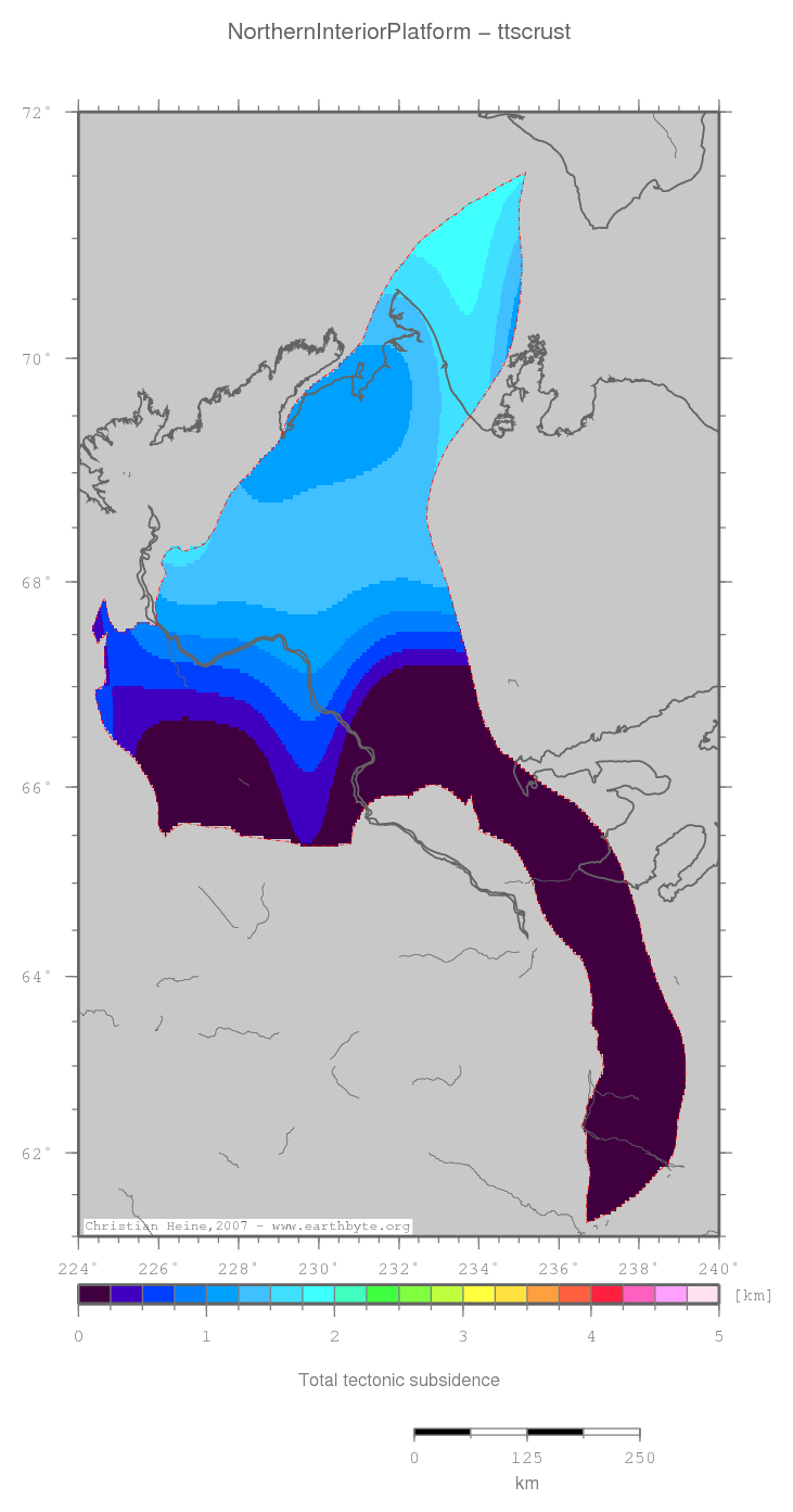 Northern Interior Platform location map