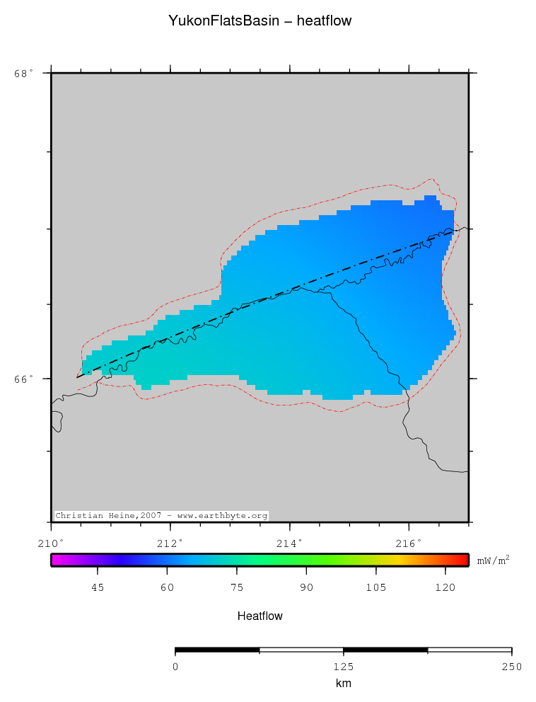 Yukon Flats Basin location map