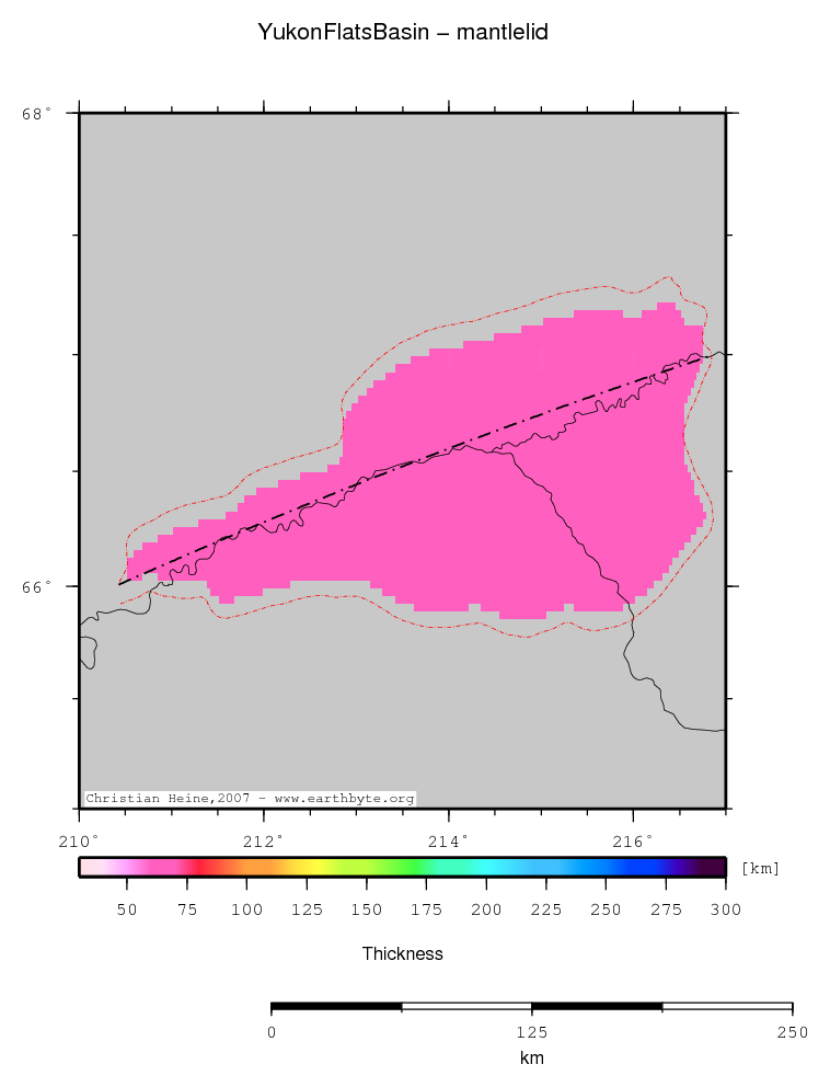 Yukon Flats Basin location map