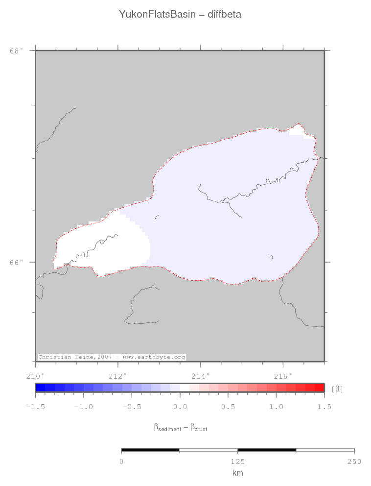 Yukon Flats Basin location map