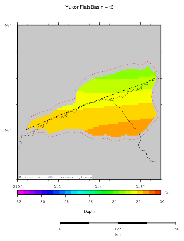 Yukon Flats Basin location map