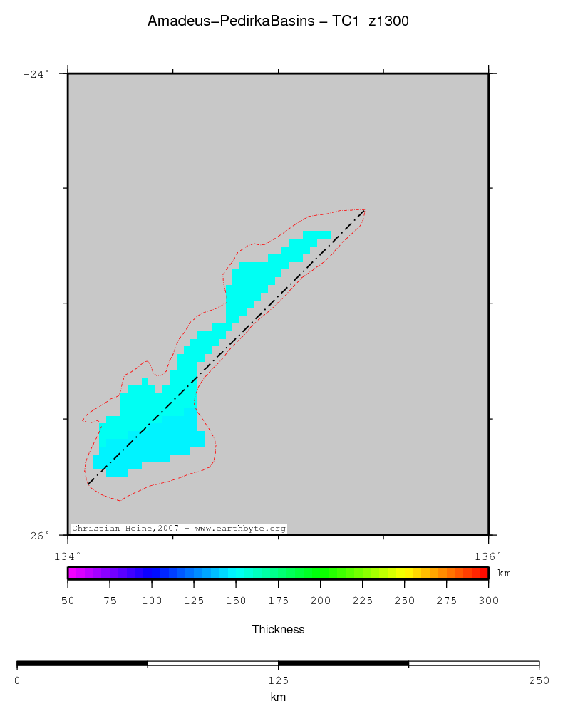 Amadeus-Pedirka Basins location map