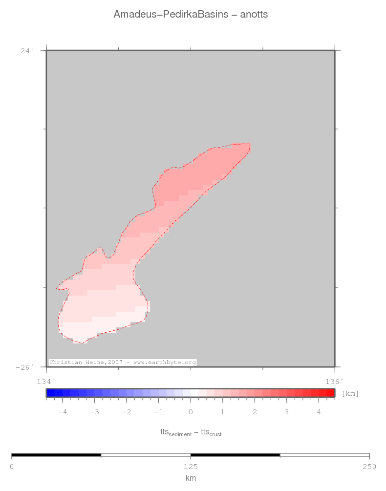 Amadeus-Pedirka Basins location map