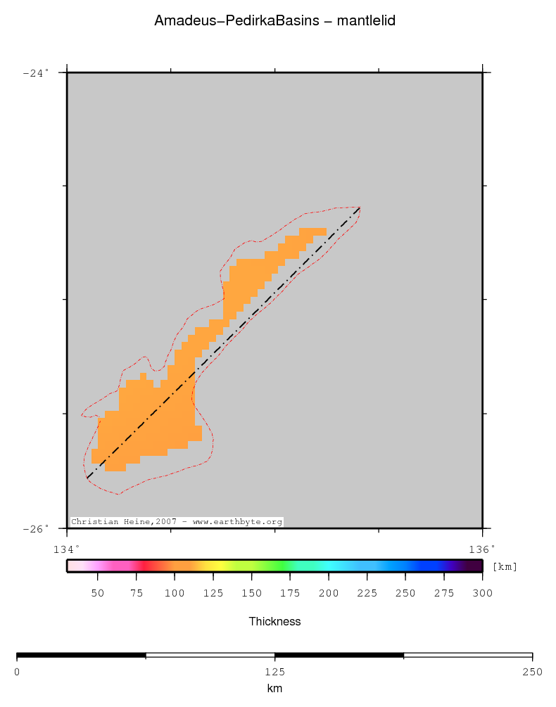 Amadeus-Pedirka Basins location map