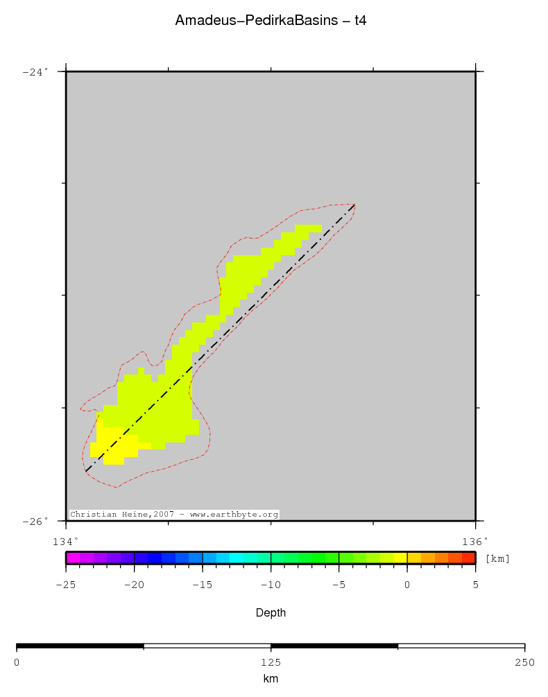 Amadeus-Pedirka Basins location map