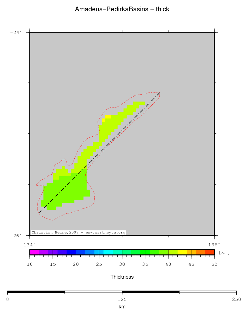 Amadeus-Pedirka Basins location map