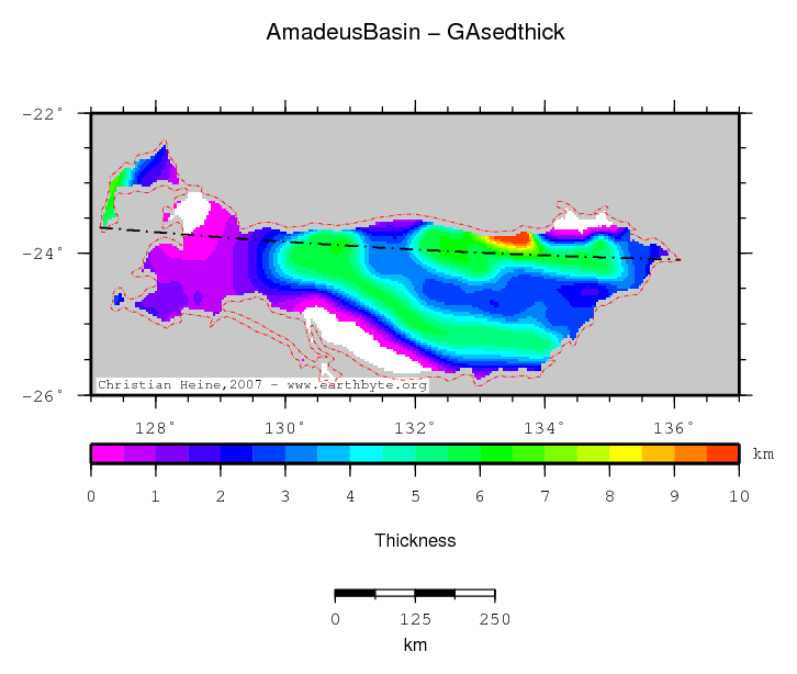 Amadeus Basin location map