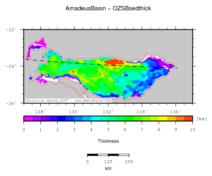 Amadeus Basin location map