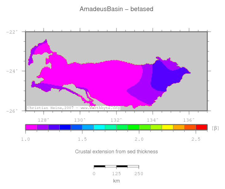 Amadeus Basin location map