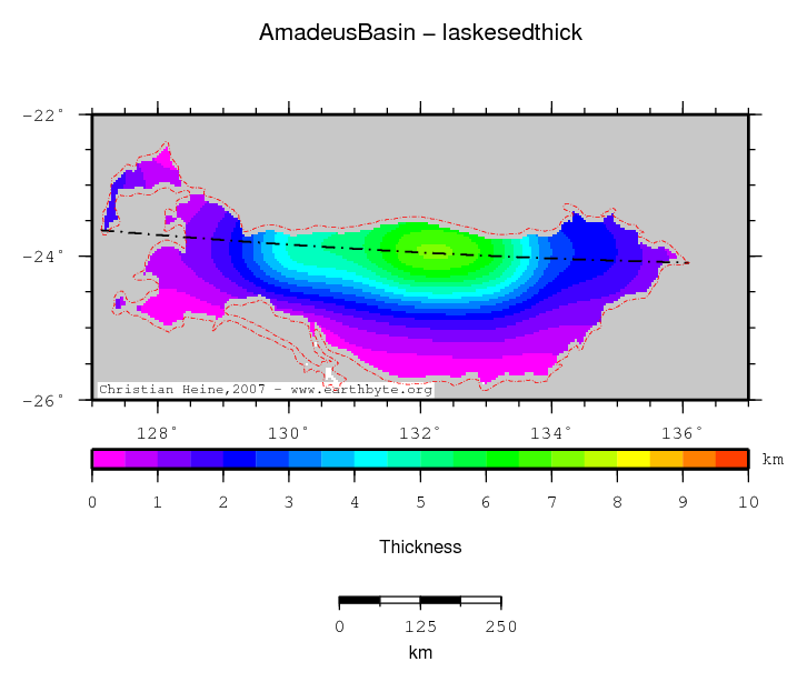 Amadeus Basin location map