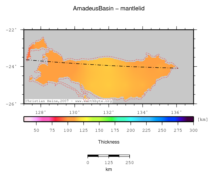 Amadeus Basin location map