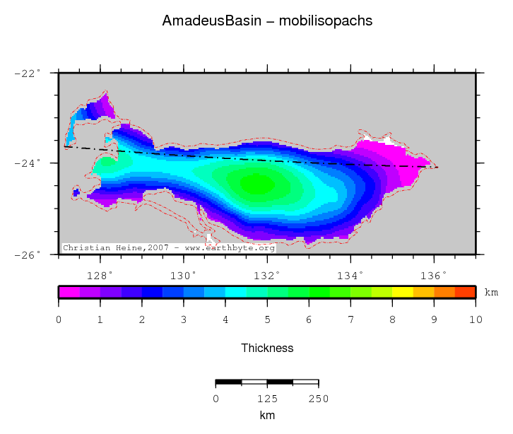 Amadeus Basin location map