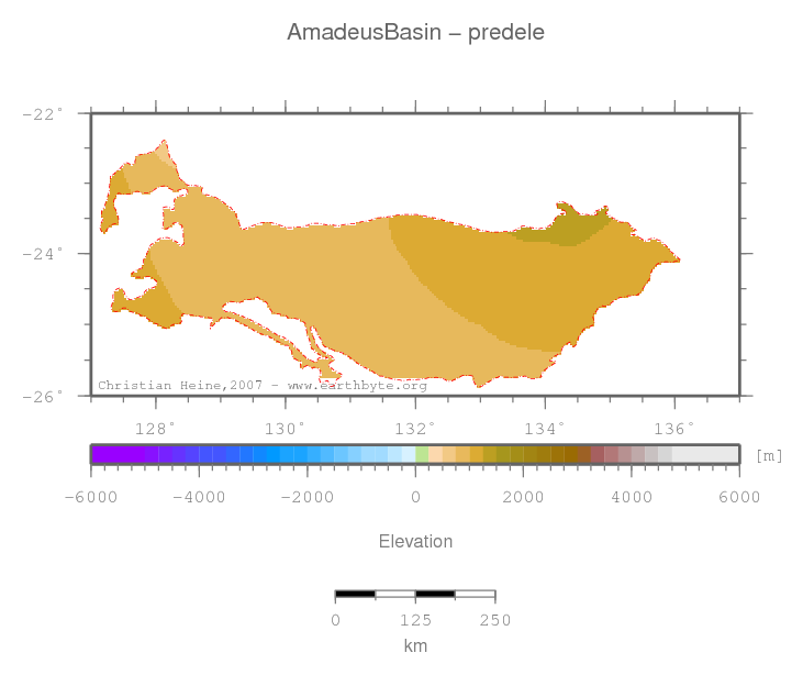 Amadeus Basin location map