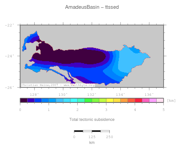 Amadeus Basin location map