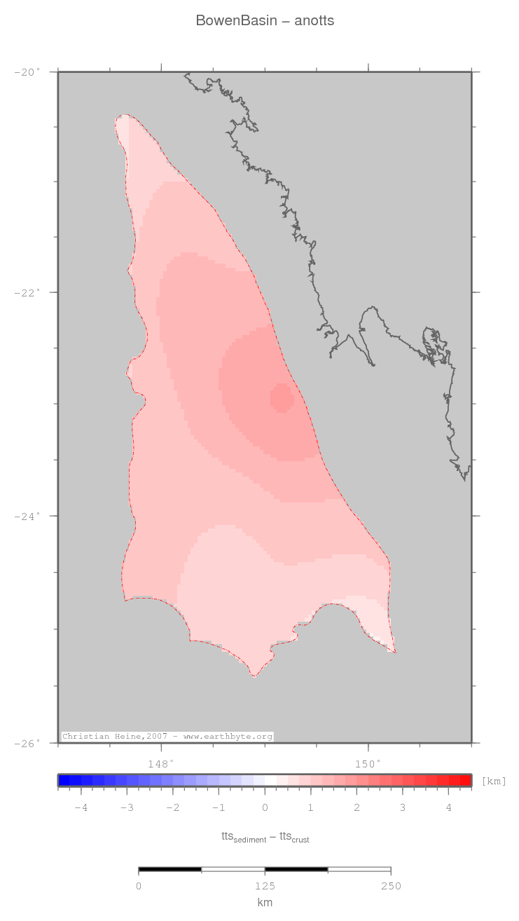 Bowen Basin location map