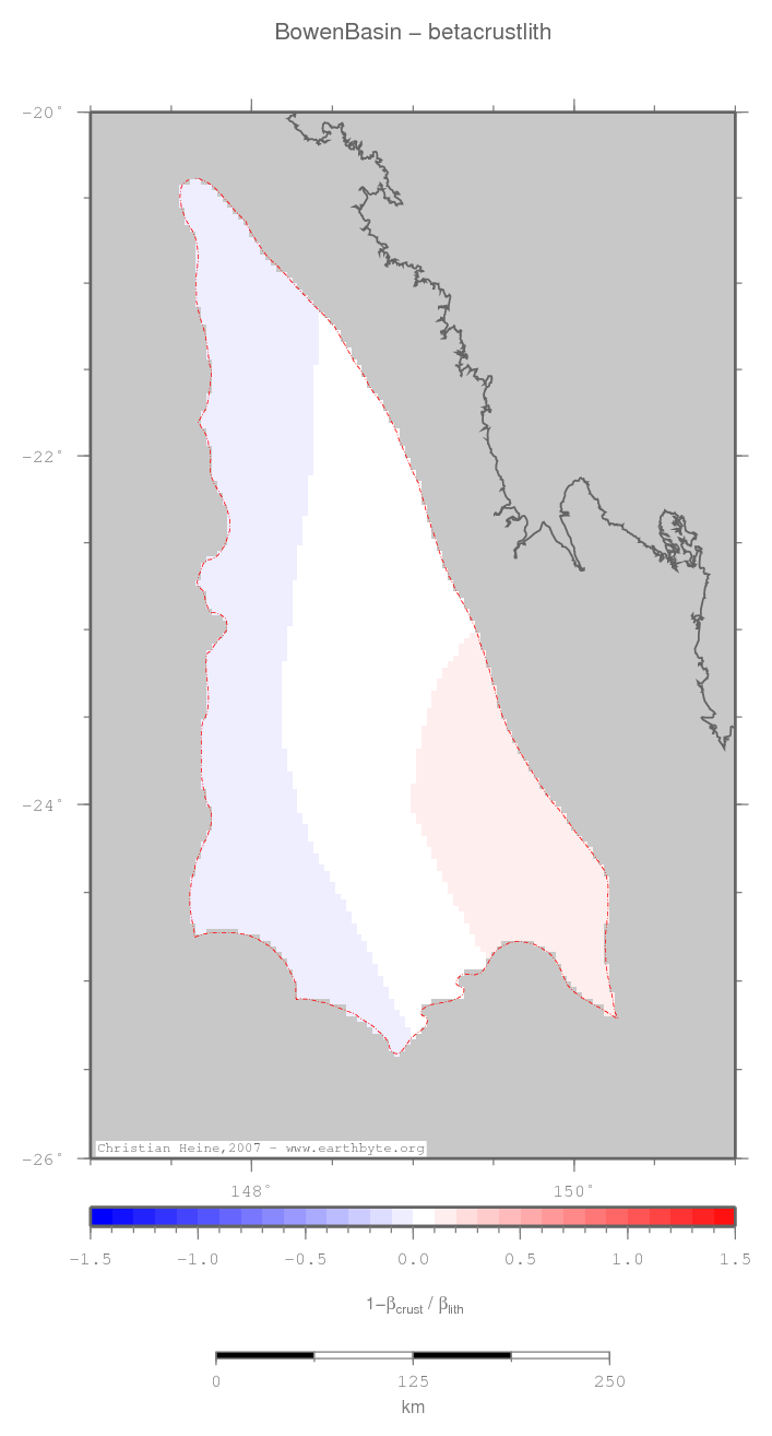 Bowen Basin location map