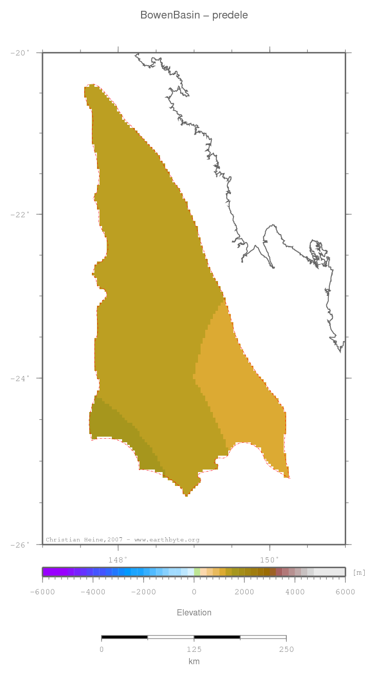 Bowen Basin location map