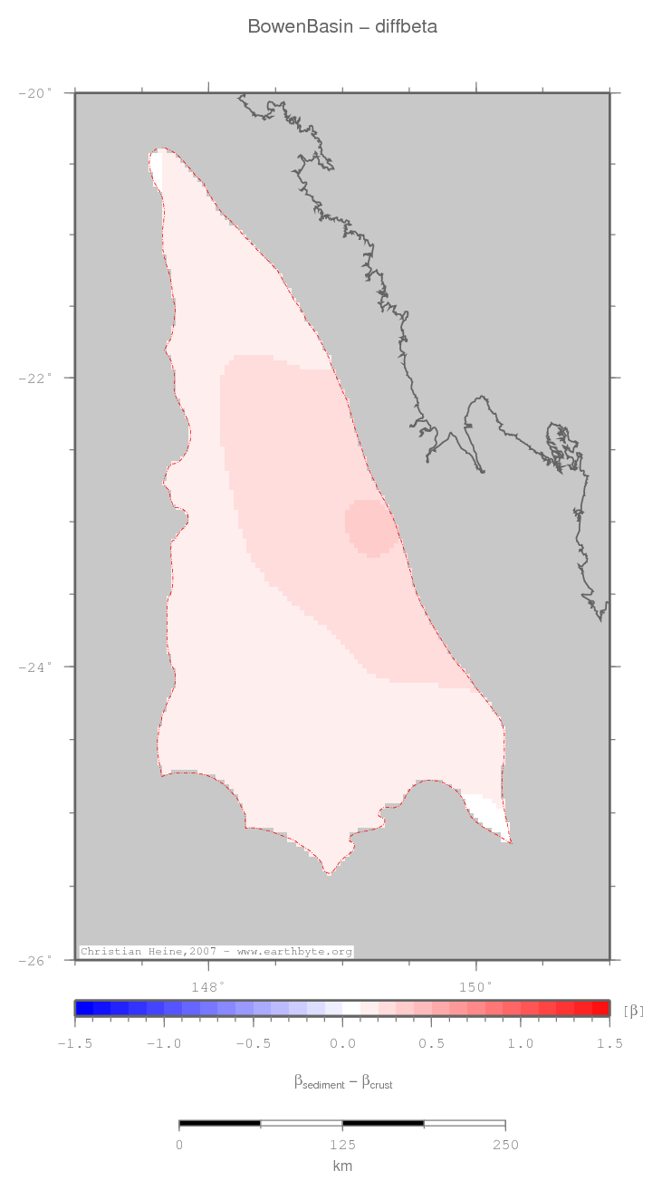 Bowen Basin location map