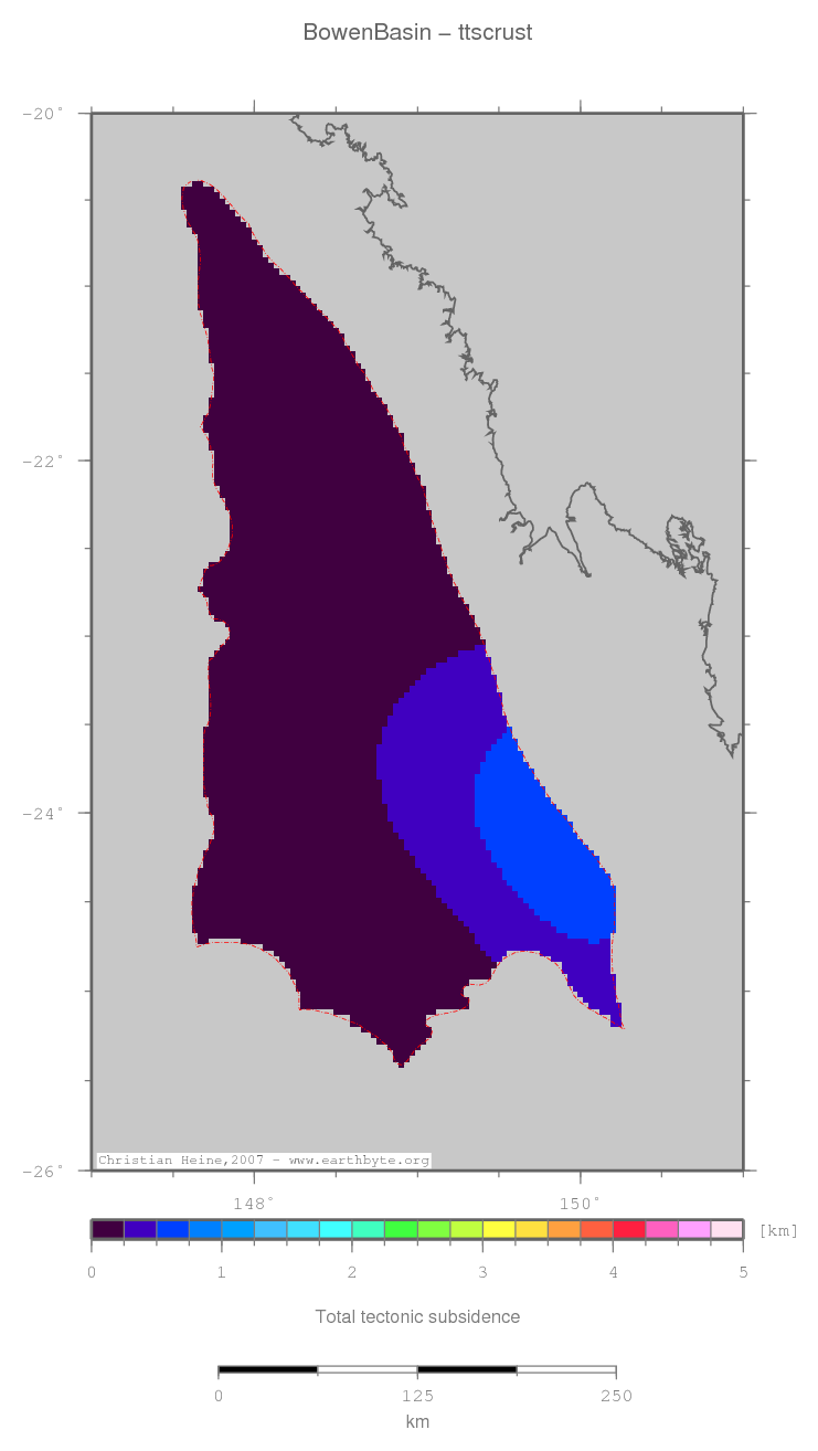 Bowen Basin location map