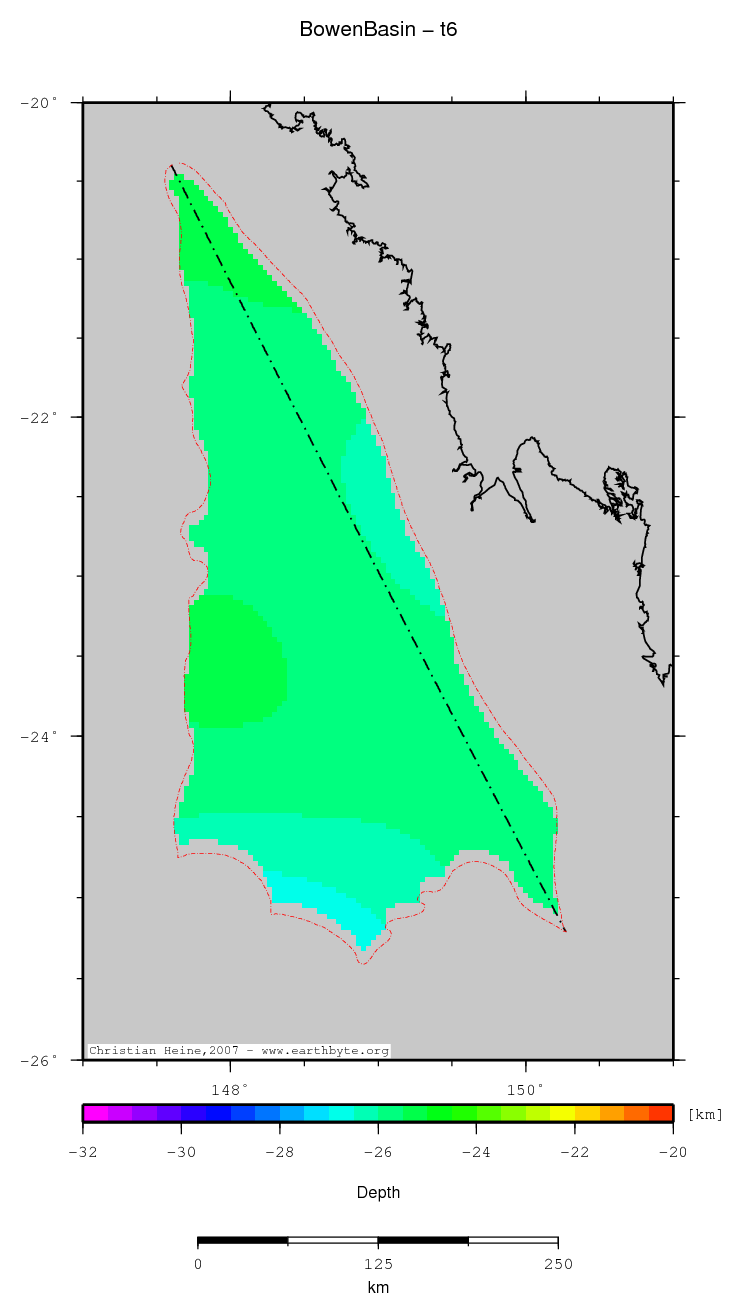 Bowen Basin location map