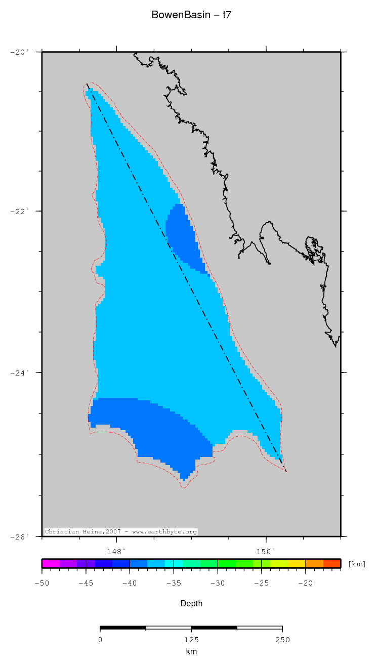 Bowen Basin location map