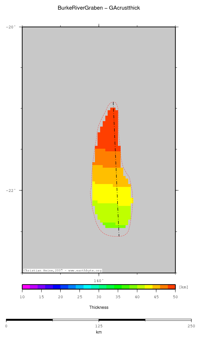 Burke River Graben location map