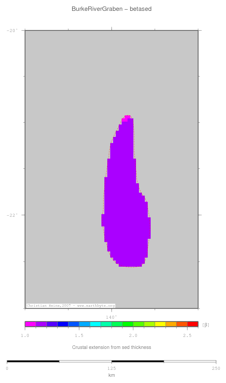 Burke River Graben location map