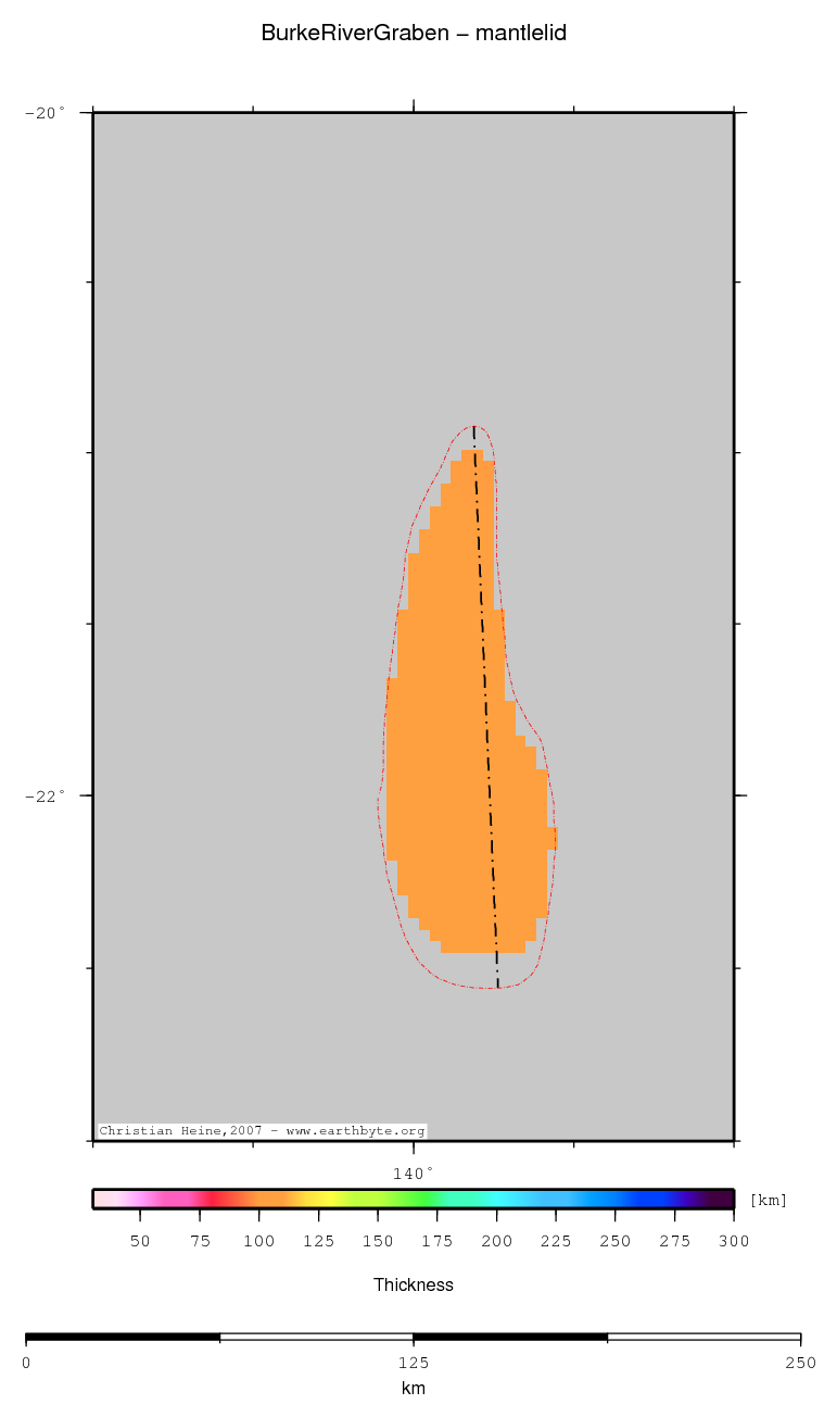 Burke River Graben location map