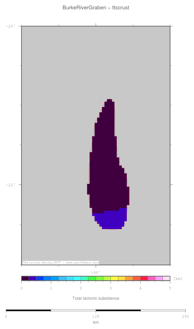 Burke River Graben location map