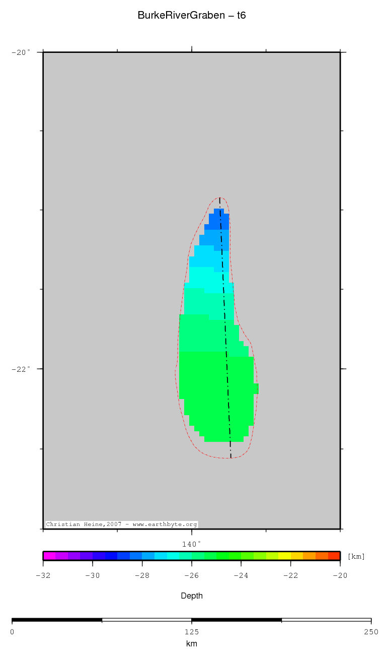 Burke River Graben location map