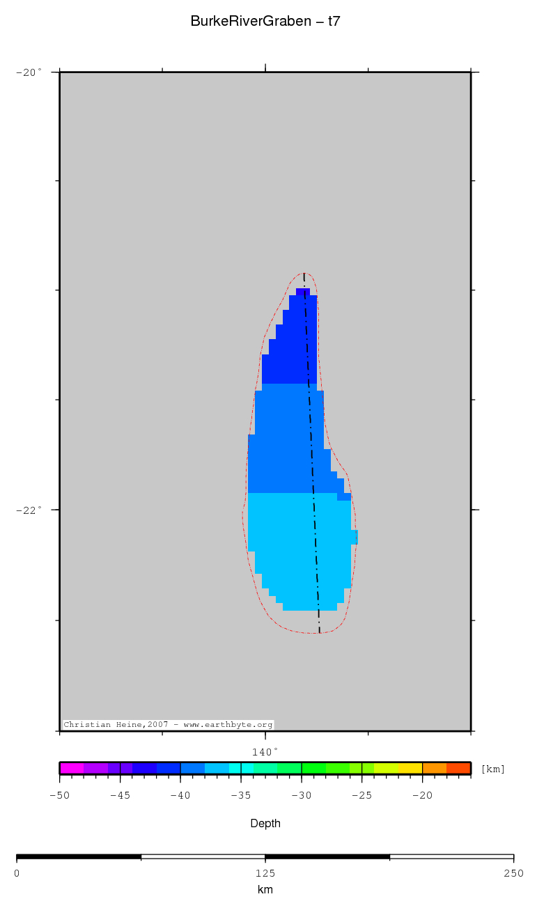 Burke River Graben location map