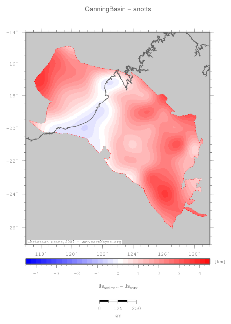 Canning Basin location map