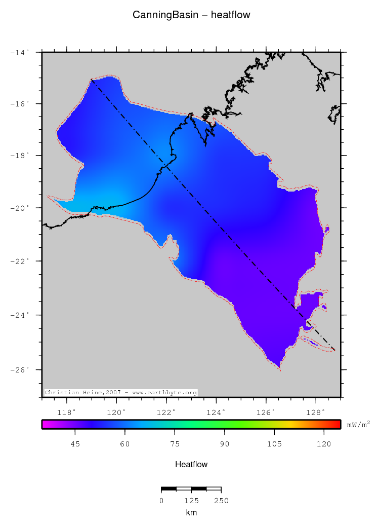 Canning Basin location map