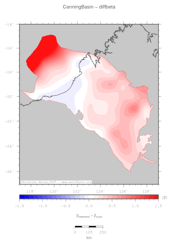 Canning Basin location map