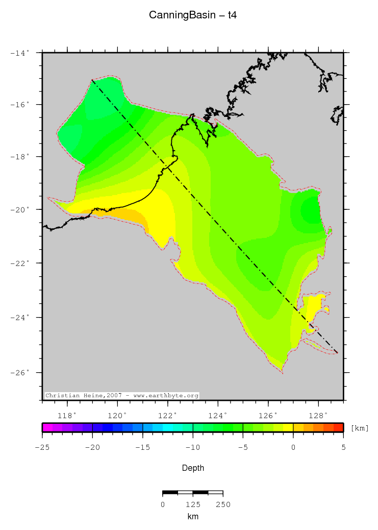 Canning Basin location map