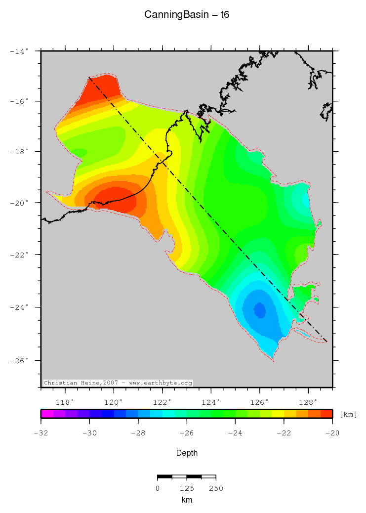 Canning Basin location map