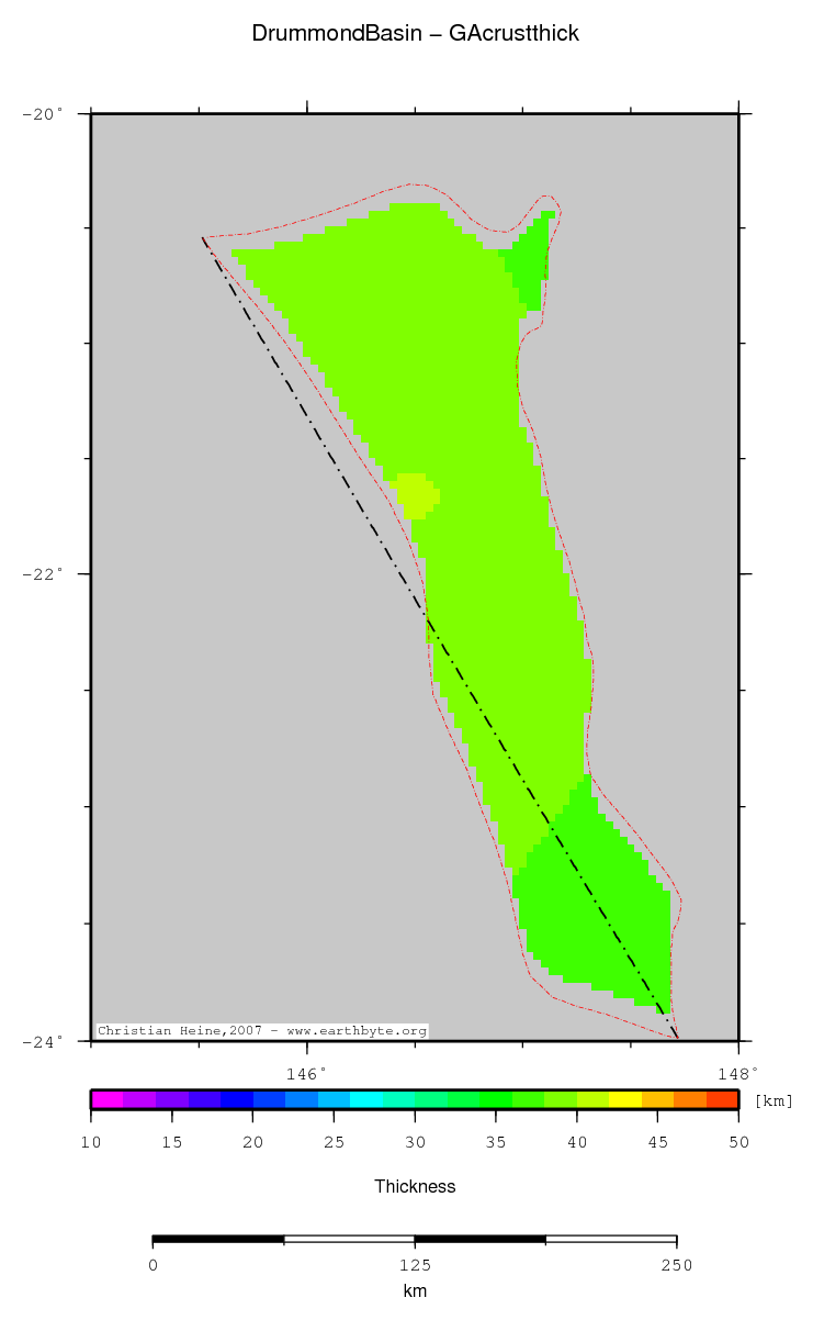 Drummond Basin location map