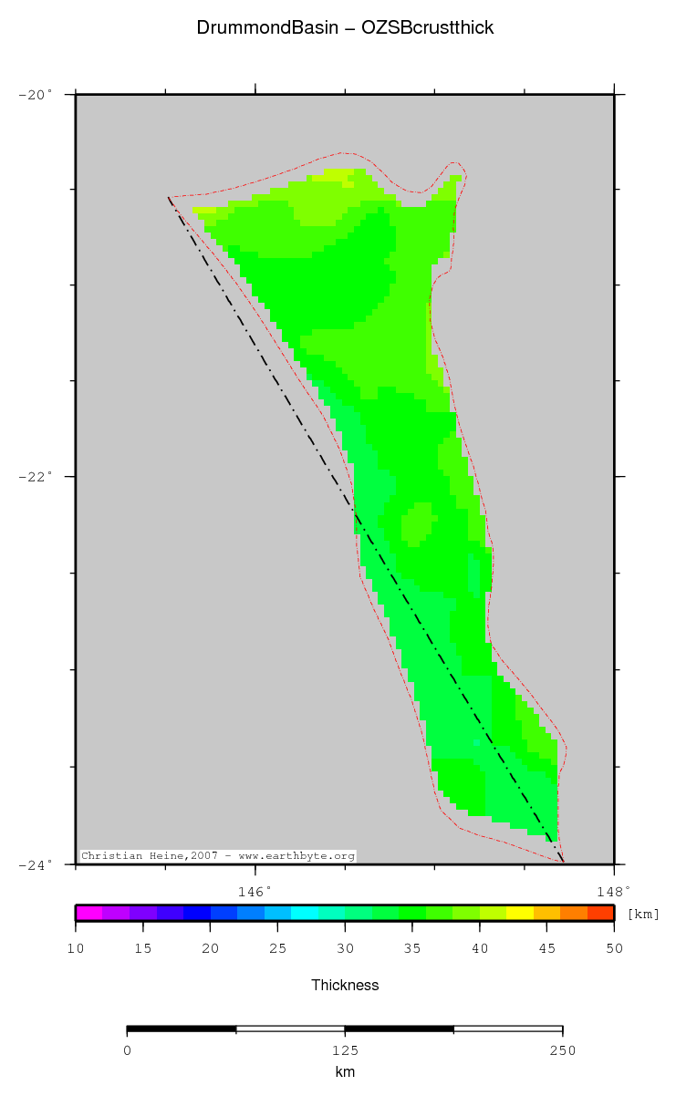 Drummond Basin location map