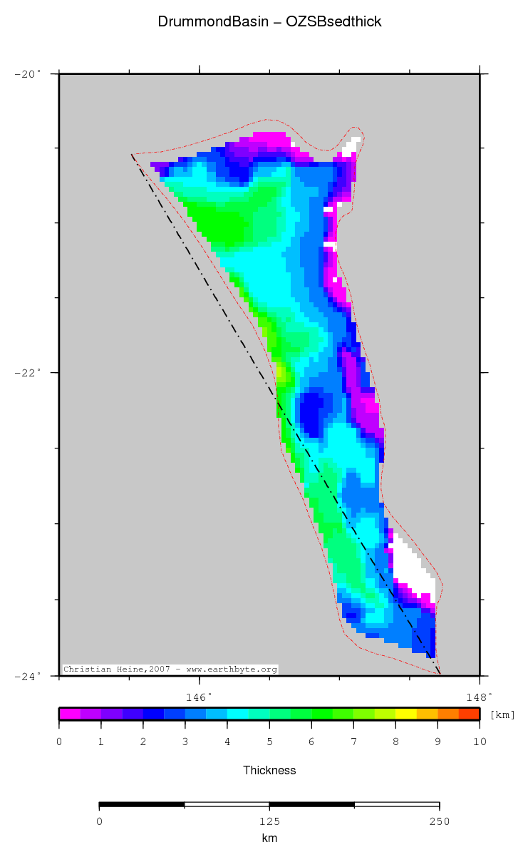 Drummond Basin location map