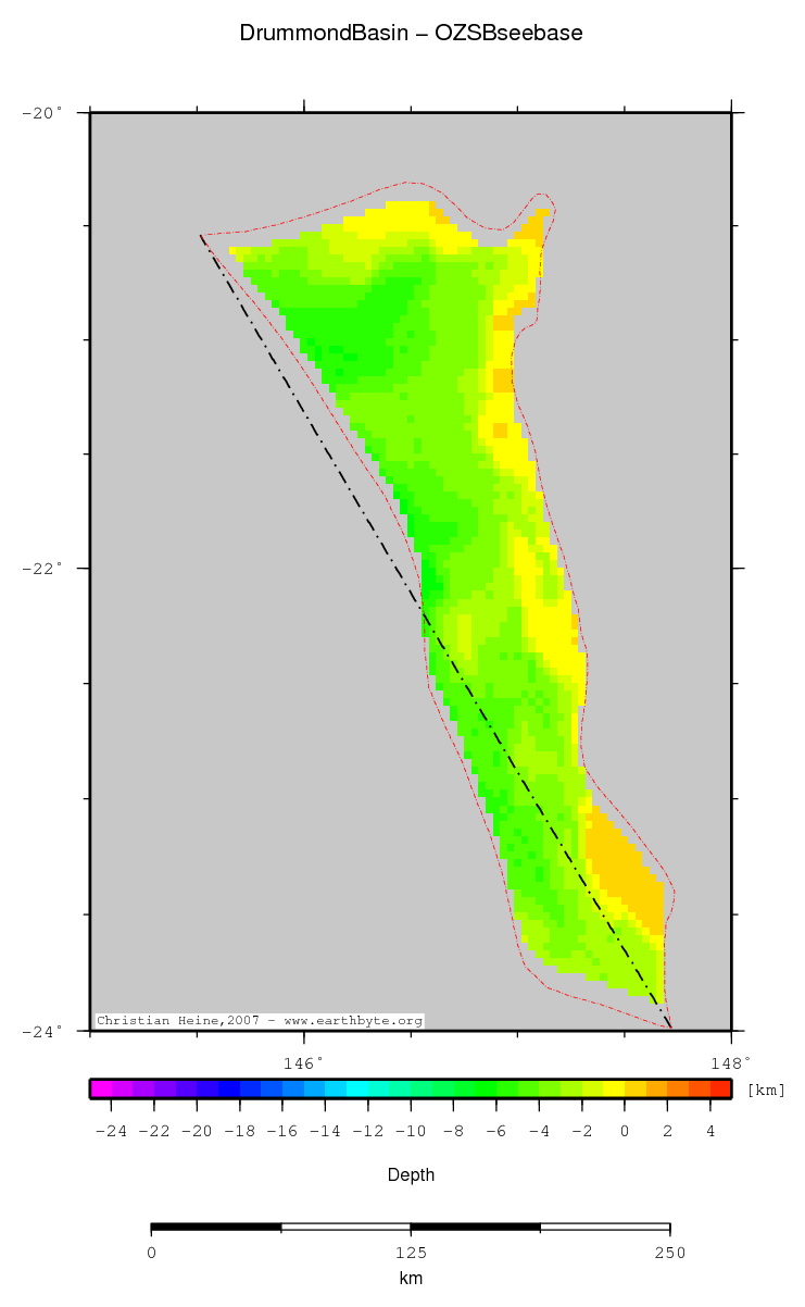 Drummond Basin location map