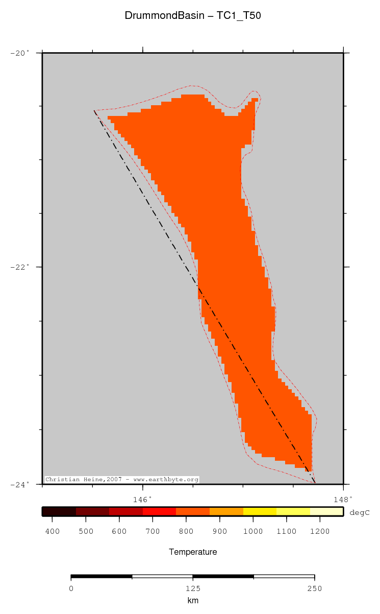 Drummond Basin location map