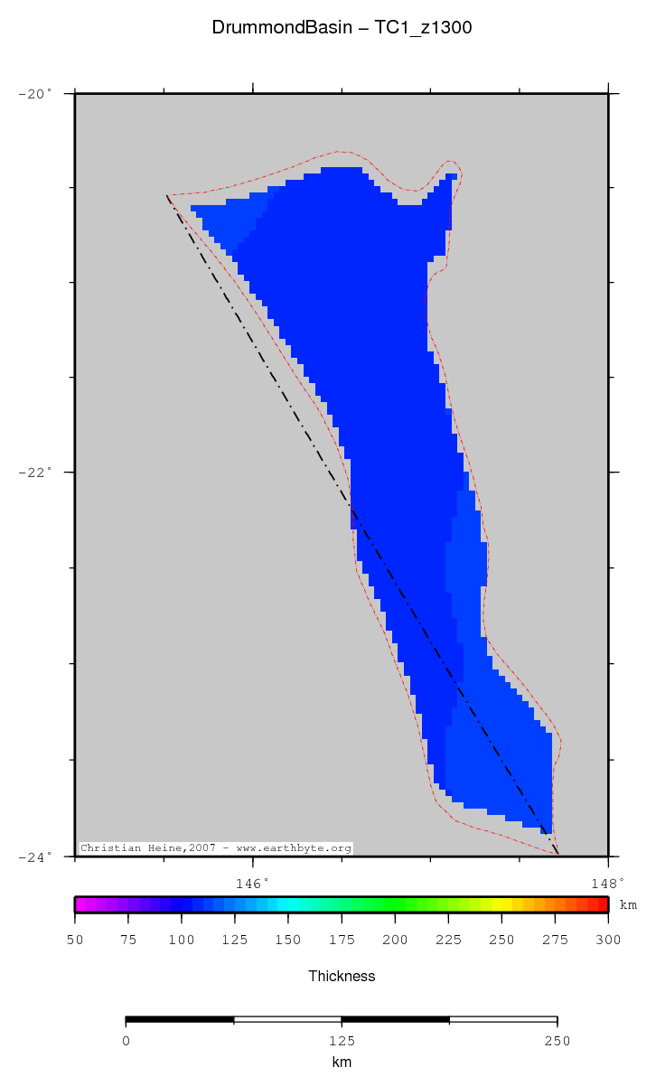 Drummond Basin location map