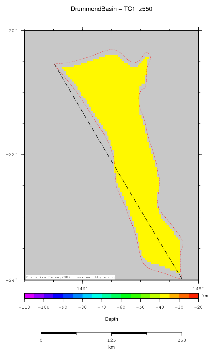 Drummond Basin location map