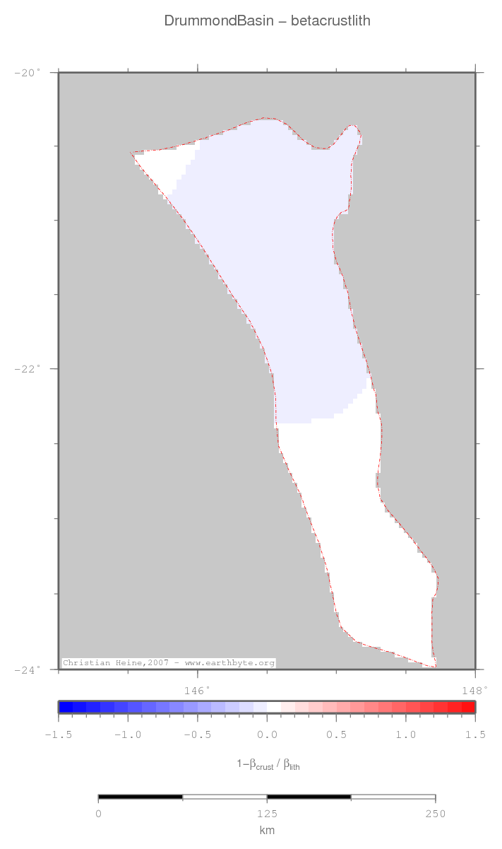 Drummond Basin location map